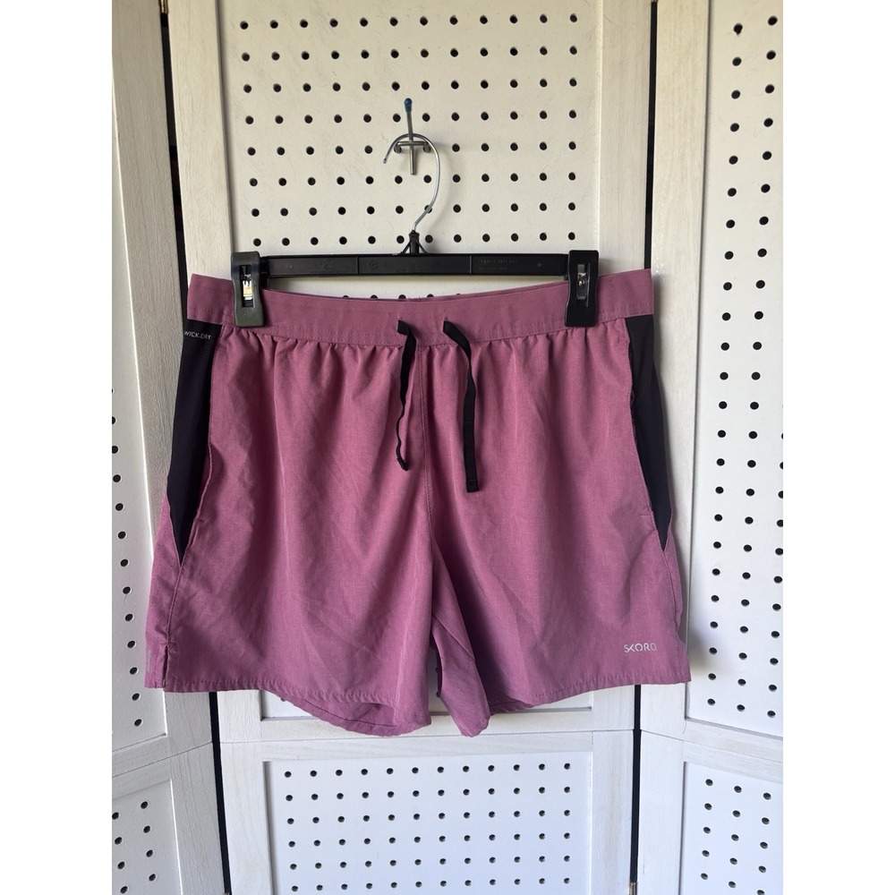 Skora Qwick Dry Active Running Shorts Women's M Pink Black Breathable
